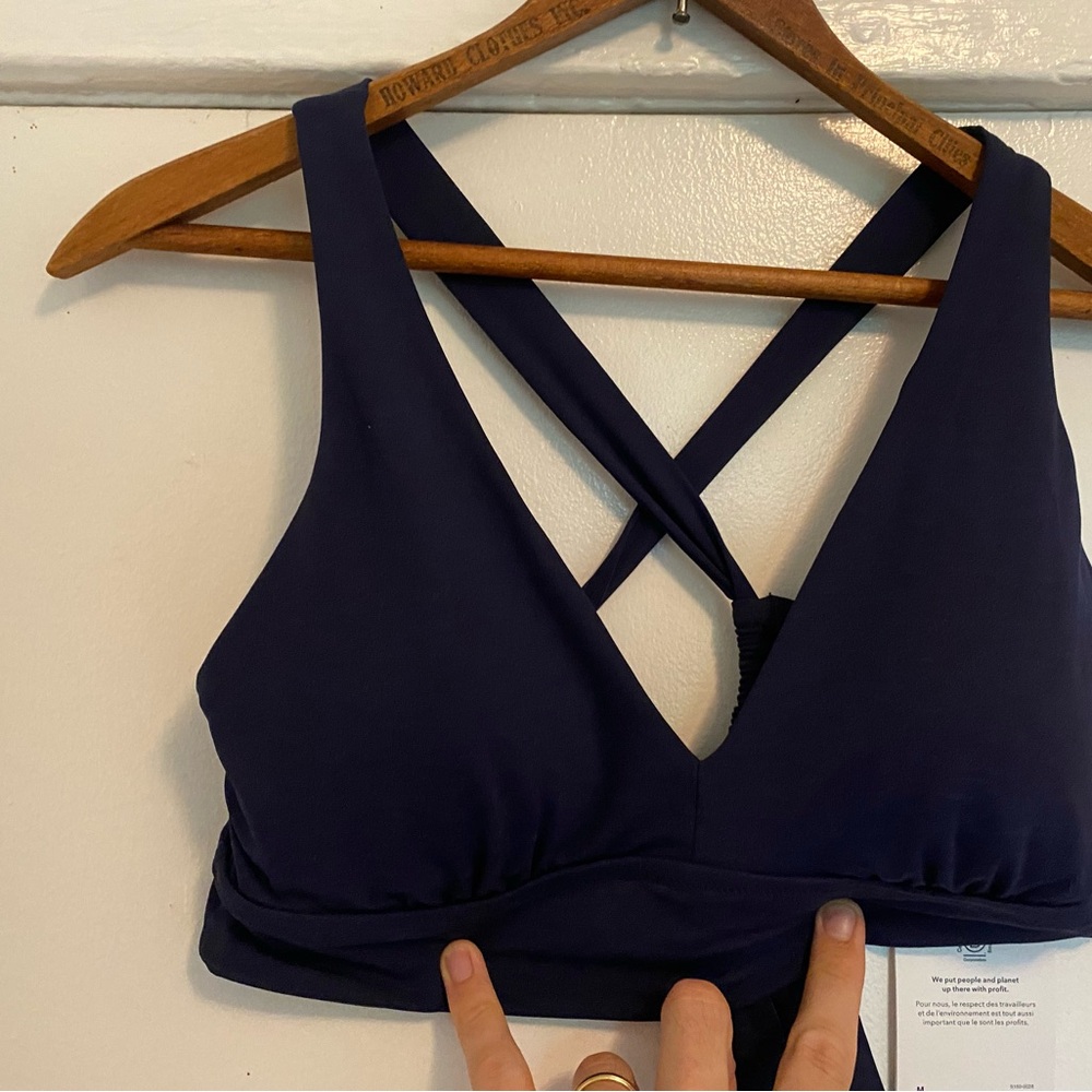 NWT Athleta Plunge Bikini Top
